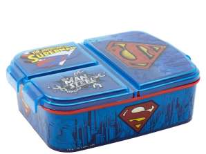 DC Comic: Caixa de pão do Superman com 3 compartimentos