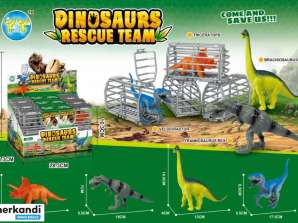 Dinossauros na gaiola Dinosaurus Rescue Team