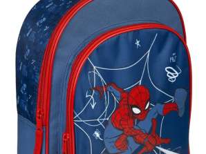 Mochila do Homem Aranha com Bolso Frontal