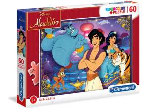 Clementoni 26053 60 Teile Puslespil Supercolor Aladdin
