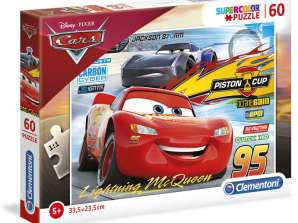 Clementoni 26973 60 Teile Puzzel Supercolor Disney Auto's 3