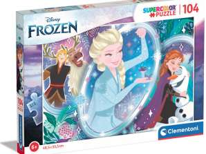 Clementoni 25737 104 Teile Puzzle Supercolor Disney Frozen 2 / Jégvarázs 2