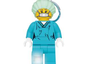 Portachiavi chirurgo LEGO Classic con torcia elettrica