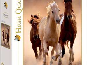 High Quality Collection 1000 Teile Puzzle Running horses