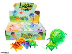 Іграшка динозавра з повітряними кульками на виставці