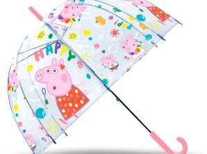 Peppa Pig Regenschirm Transparent 45 cm