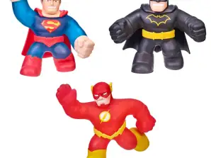 Heroes of Goo Jit To super stretch action figure con licenza DC Edition assortimento