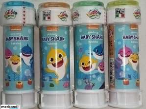 Baby Shark soap bubbles 60 ml with ball play individually