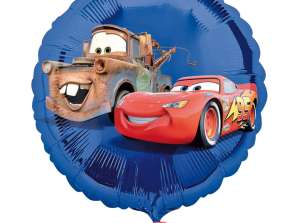 Disney Cars folio ilmapallo pyöreä 42 cm