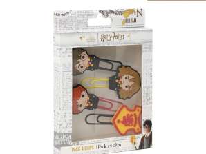Harry Potter kancelářská sponka sada 4 kusy