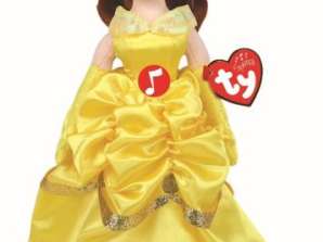 Ty 02409 Pluszowa księżniczka Disney Belle z dźwiękiem 40 cm