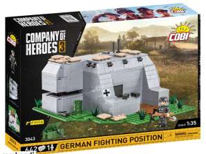 COBI 3043 Stavebná hračkárska spoločnosť hrdinov 3 Nemecká bojová pozícia