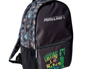 Minecraft backpack black 