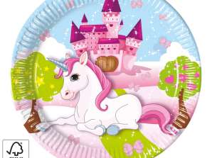 Unicorn 8 FSC Paper Plate 23cm