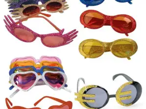 Óculos Glitter diferentes modelos Adulto