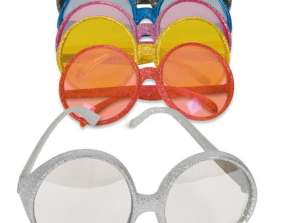 Lunettes Sixties Couleurs assorties Adulte