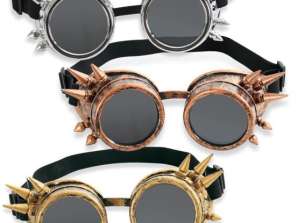 Lunettes Steampunk Couleurs assorties Adulte