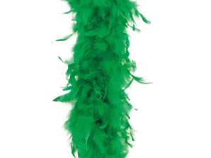 Feather boa green 1 80 m Adult