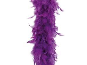 Feather boa purple 1 80 m Adult