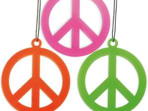 Necklace Peace Neon Assorted Colors Adult