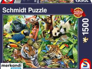 Colorful Wildlife Puzzle 1500 Pieces