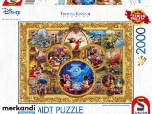 Thomas Kinkade Mickey &; Minnie Disney Dreams kolekcijas puzle 2000 gab