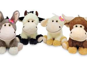 Plush farm animals comic 4 ass. Plush plush toy 20 cm