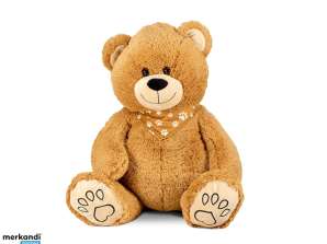Ведмідь коричневий з шарфом плюшева іграшка 60 см