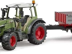 Bruder 02182   Fendt Vario 211 mit Frontlader und Bordwandanhänger