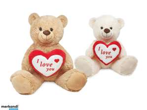 Bear I love You Peluche 2 culs. 50 cm