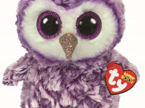 Ty 36461 Moonlight Owl Med Beanie Boo Peluche 25 cm