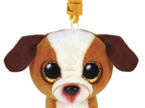 Ty 35258 Hugo Dog Keychain Beanie Boo 8 5 cm