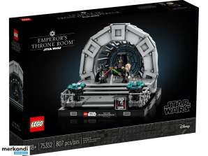 LEGO® 75352 Tähesõdade keisri troonisaal Diorama 807 tükki