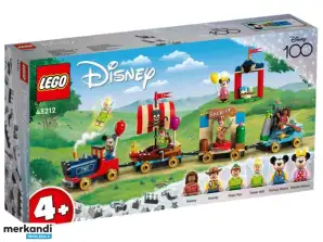 LEGO® 43212 Disney dzimšanas dienas vilciens 200 detaļas