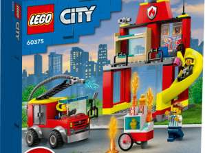 ® LEGO 60375 City Fire Station e Fire Truck 153 peças