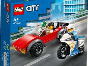 LEGO® 60392 Pilsētas policijas motociklu pakaļdzīšanās 59 detaļas