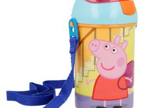 Peppa Pig water bottle with strap 450 ml