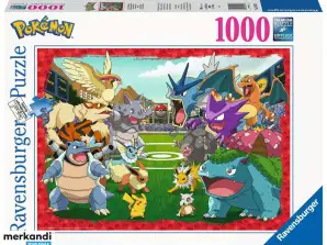 Pokémon Showdown Puzzle 1000 elementów