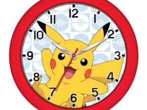 Pokemon: Pikachu nástěnné hodiny pro děti