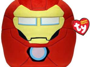 Ty 39351 Marvel Iron Man Squishy Beanie Pluche Kussen 35 cm