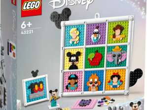 ® LEGO 43221 Disney 100 años de iconos de dibujos animados 1022 piezas