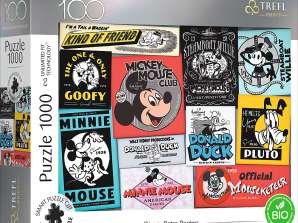 Disney 100 anni retro poster UFT puzzle 1000 pezzi