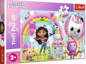 Gabby a domeček pro panenky Maxi puzzle 24 dílků