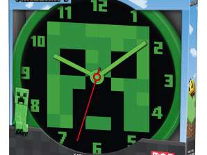 Minecraft wall clock for kids