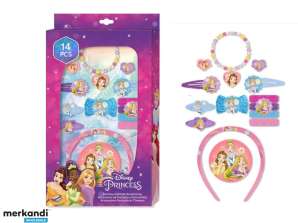 Disney princess hair accessories set 14 pieces