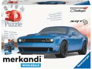 Dodge Challenger SRT Hellcat Redeye Widebody 3D Puzzle 108 peças