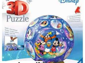 Disney karakterek 3D puzzle labda 72 darab