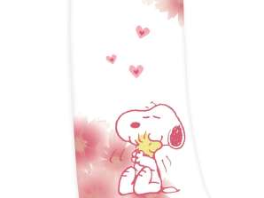 Panno in velluto Snoopy 70x140cm