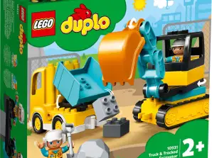 ® LEGO 10931 DUPLO® Excavadora y Camión 20 Piezas