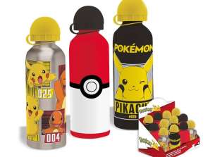 Pokemon water bottle 500 ml in the display 3 different designs